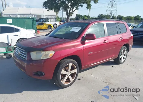 2008 Toyota Highlander from USA, damaged, VIN JTEES41A482028720